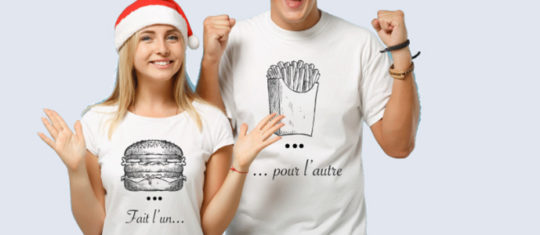 t-shirts pour couples