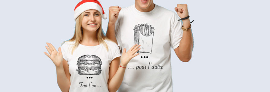 t-shirts pour couples